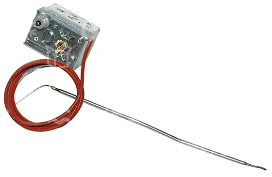 termostat pojistný 235°C, 16A/250V, L=1000 mm, CAEM TU.V, s manuálním resetem